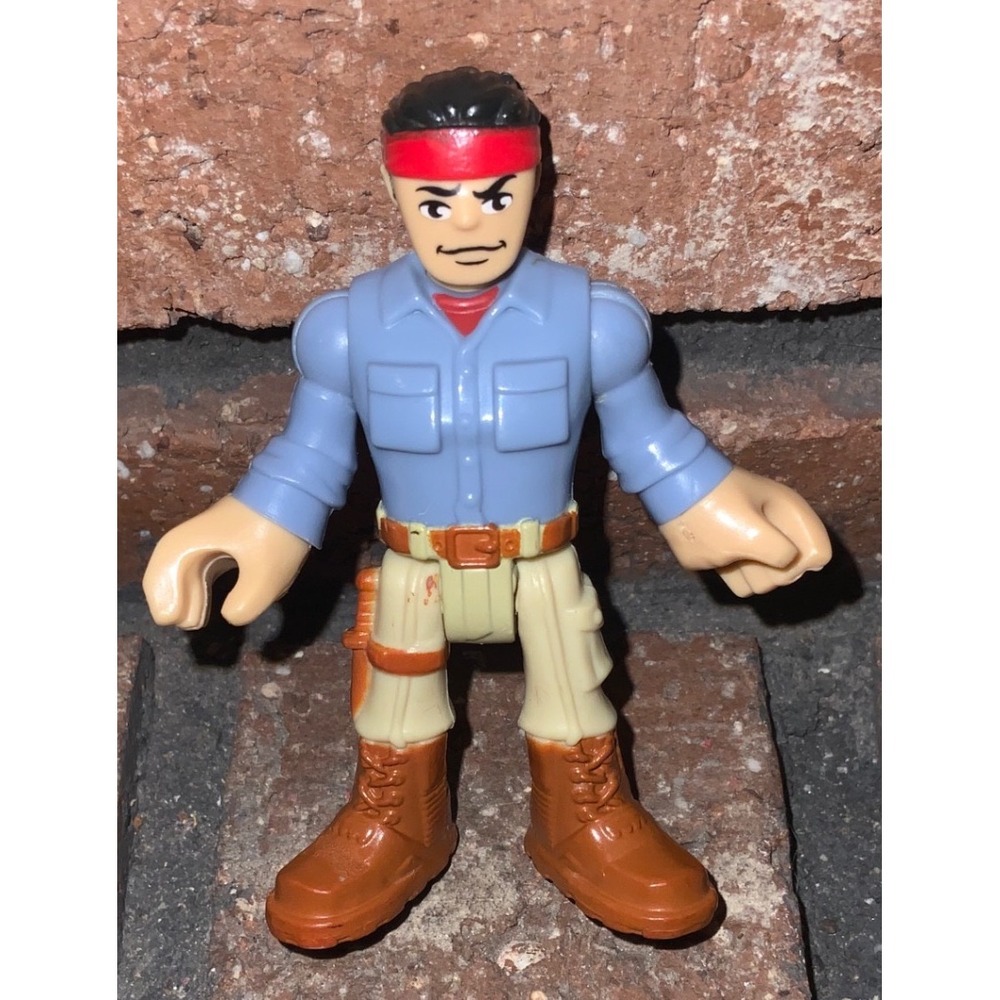 Fisher Price Imaginext Jurassic Park World Dr Grant Action Figure 3"